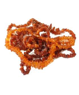 collier d'ambre "chips" pour b�b�